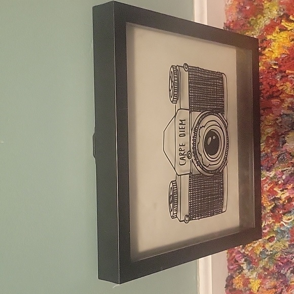 Unbranded Capre Diem Shadow Box Style Wall Decor 12x12 - Picture 3 of 10